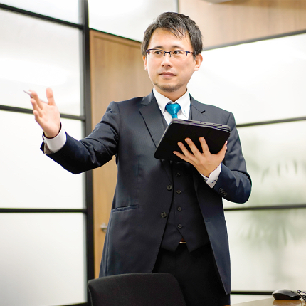 写真：打ち合わせの様子