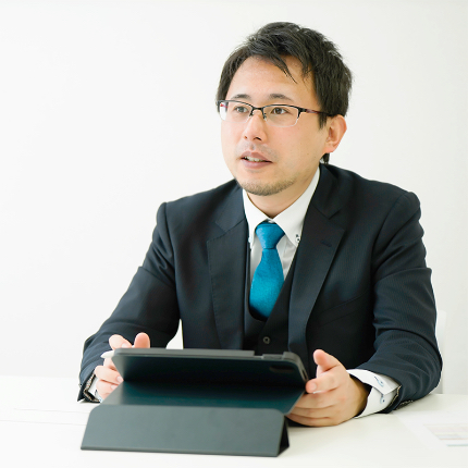 写真：情報収集に積極的な勝股